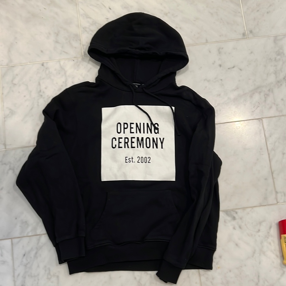Opening Ceremony black hoodie size XL